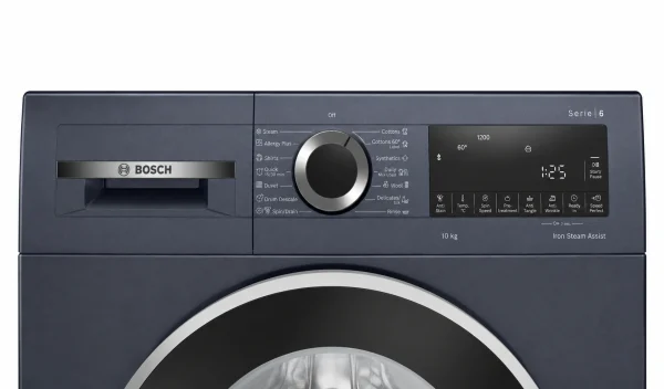 Bosch WGA254ZPIN Series 6 10kg Front Load Washing Machine with 1400 RPM Spin Speed - Blue Bosch WGA254ZPIN Series 6 10kg Front Load Washing Machine with 1400 RPM Spin Speed - Blue
