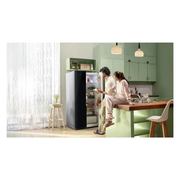 Godrej 600L Eon Velvet Side by Side Refrigerator Opera Black | 3 Star Inverter Frost Free Fridge Godrej 600L Eon Velvet Side by Side Refrigerator Opera Black | 3 Star Inverter Frost Free Fridge