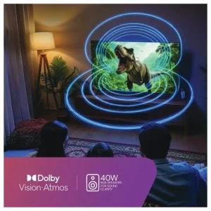 VZY X43UHQG5AV 43 Inch 4K QLED Smart Google TV with Dolby Atmos, HDR10 & Voice Remote (Year 2025), VZY X43UHQG5AV 43 Inch 4K QLED Smart Google TV with Dolby Atmos, HDR10 & Voice Remote (Year 2025),