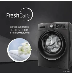 Whirlpool XS7012BWME 7 Kg 5 Star Front Load Washing Machine with In-built Heater Grey Whirlpool XS7012BWME 7 Kg 5 Star Front Load Washing Machine with In-built Heater Grey