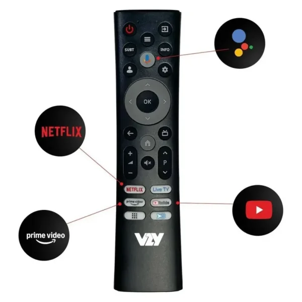 VZY X43UHQG5AV 43 Inch 4K QLED Smart Google TV with Dolby Atmos, HDR10 & Voice Remote (Year 2025), VZY X43UHQG5AV 43 Inch 4K QLED Smart Google TV with Dolby Atmos, HDR10 & Voice Remote (Year 2025),
