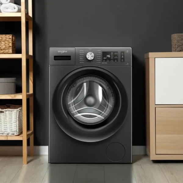 Whirlpool XS7012BWME 7 Kg 5 Star Front Load Washing Machine with In-built Heater Grey Whirlpool XS7012BWME 7 Kg 5 Star Front Load Washing Machine with In-built Heater Grey