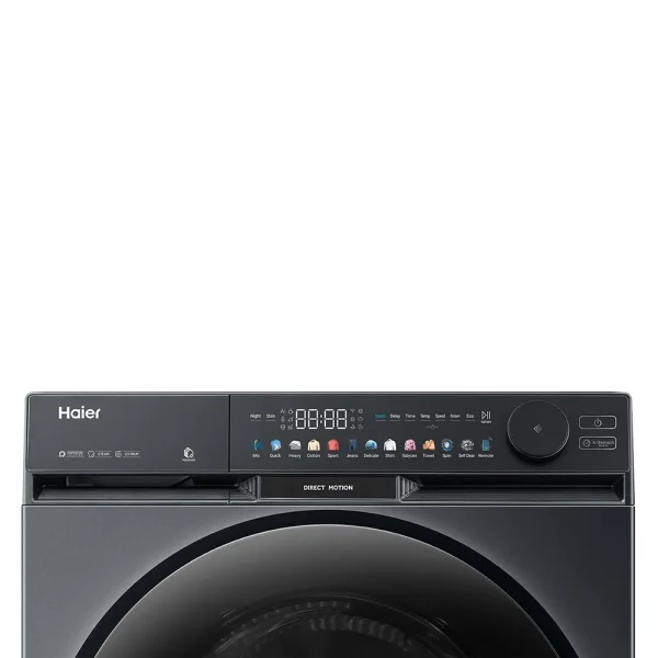 Haier 12 Kg Front Load Washing Machine HW120 DM14F9BKU1 with AI Wash & Direct Motion Motor Haier 12 Kg Front Load Washing Machine HW120 DM14F9BKU1 with AI Wash & Direct Motion Motor
