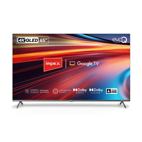 IMPEX evoQ 65S4QLC3 65 Inch 4K QLED Google TV | Dolby Vision & Atmos IMPEX evoQ 65S4QLC3 65 Inch 4K QLED Google TV | Dolby Vision & Atmos