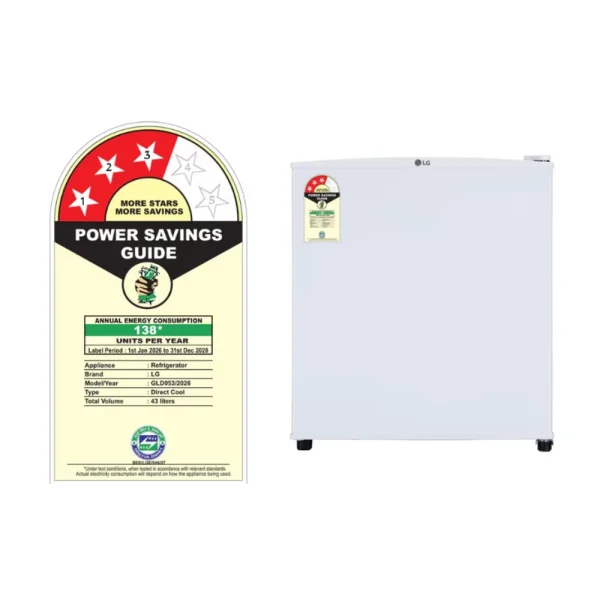 LG GL D0536VRSW 43L Mini Fridge | Nikshan Electronics Offers