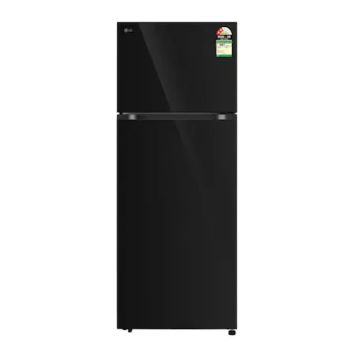 LG 466L GL-T4626TEBM Smart Inverter Double Door Refrigerator with Door Cooling+, ThinQ Wi-Fi, Black Glass Finish LG 466L GL-T4626TEBM Smart Inverter Double Door Refrigerator with Door Cooling+, ThinQ Wi-Fi, Black Glass Finish
