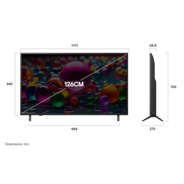 LG 50UA82506LA 50″ 4K UHD Smart TV with α7 AI Processor Gen8 & Dolby Atmos LG 50UA82506LA 50 4K UHD Smart TV with α7 AI Processor Gen8 & Dolby Atmos