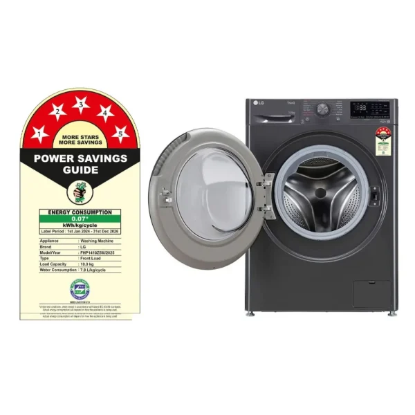 LG 10KG Front Load Washer FHP1410Z5M – AI Direct Drive, Steam Care & Wi-Fi Connectivity LG 10KG Front Load Washer FHP1410Z5M – AI Direct Drive, Steam Care & Wi-Fi Connectivity
