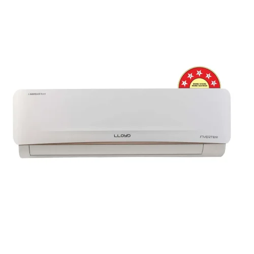 Lloyd 1 Ton 5 Star Inverter Split AC GLS12I5GSCGR- Split Ac | White