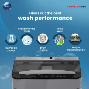 Lloyd WM 6.5KG GLWMT65GLGAM Fully Automatic Top Load Washing Machine | 5 Star Rated Lloyd WM 6.5KG GLWMT65GLGAM Fully Automatic Top Load Washing Machine | 5 Star Rated