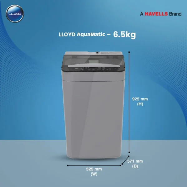 Lloyd WM 6.5KG GLWMT65GLGAM Fully Automatic Top Load Washing Machine | 5 Star Rated Lloyd WM 6.5KG GLWMT65GLGAM Fully Automatic Top Load Washing Machine | 5 Star Rated