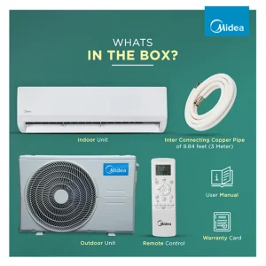 Midea 2 Ton 3 Star Inverter AC MAI24SD3R36F0 Midea 2 Ton 3 Star Inverter AC MAI24SD3R36F0