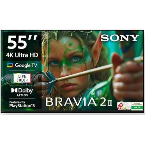 Sony K-55S25M2 55 Inch 4K Smart Google TV India | BRAVIA 2M2 Series Ultra HD LED TV