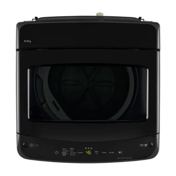 LG 8KG Fully Automatic Top Load Washing Machine LGT80VBMB1Z | 5 Star Smart Inverter Washer