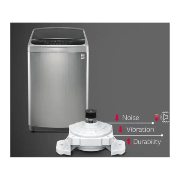 LG 8KG Fully Automatic Top Load Washing Machine LGT80VBMB1Z | 5 Star Smart Inverter Washer
