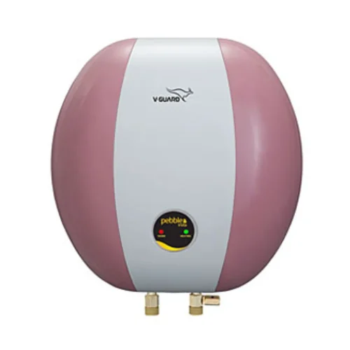 V-Guard Pebble Insta Pink White 3L Instant Water Heater | 3000W Designer Geyser V-Guard Pebble Insta Pink White 3L Instant Water Heater | 3000W Designer Geyser