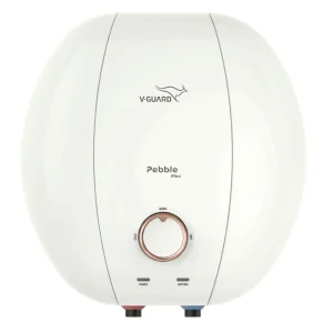 V-Guard Pebble Max 15L Storage Water Heater – Stylish, Durable & Energy-Efficient Electric Geyser