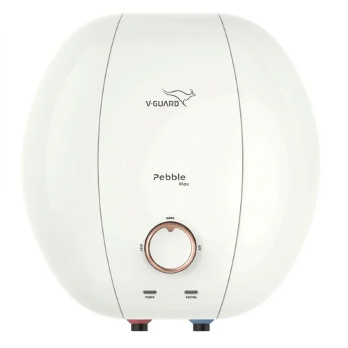 V-Guard Pebble Max 15L Storage Water Heater – Stylish, Durable & Energy-Efficient Electric Geyser
