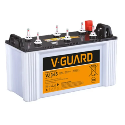 V-Guard VJ 145Ah UPS Battery | Long Backup Tubular Inverter Battery