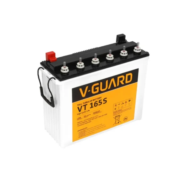V-Guard VT 165S Inverter Battery 154Ah Tubular Technology | Long Power Backup V-Guard VT 165S Inverter Battery 154Ah Tubular Technology | Long Power Backup