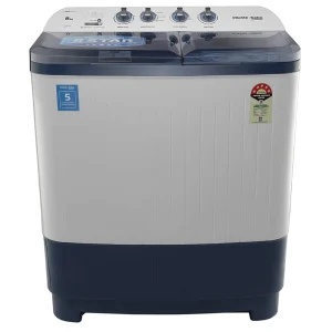 Voltas Beko WTT80DBLT 8 Kg Semi-Automatic Top Load Washing Machine | 1300 RPM | 5 Star Energy Rating Voltas Beko WTT80DBLT 8 Kg Semi-Automatic Top Load Washing Machine | 1300 RPM | 5 Star Energy Rating