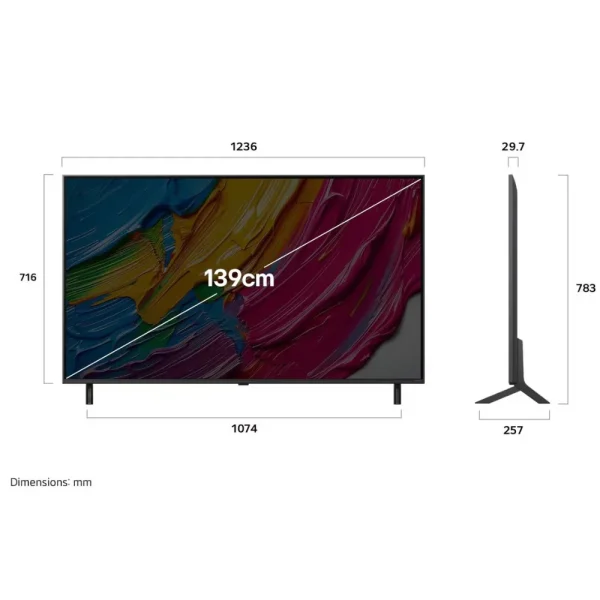 LG 55QNED8BA6A 55 Inch QNED 4K Smart TV with α7 AI Processor Gen8 & Dolby Atmos