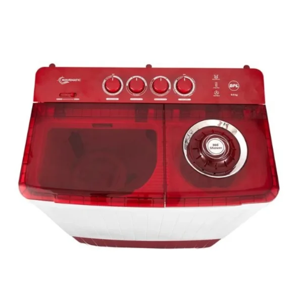 BPL 8.5 Kg Semi-Automatic Top Load Washing Machine BWS-N85EASMD with Helix Wave Pulsator- White BPL 8.5 Kg Semi-Automatic Top Load Washing Machine BWS-N85EASMD with Helix Wave Pulsator- White