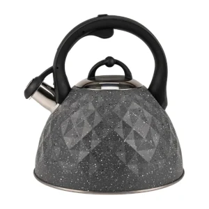 AJS 3 Litre Stainless Steel Whistling Tea Kettle HR770-3 C15-1 Induction & Gas Compatible Hot Water Kettle with Heat Resistant Handle Nikshan Kitchen Appliance AJS 3 Litre Stainless Steel Whistling Tea Kettle HR770-3 C15-1 Induction & Gas Compatible Hot Water Kettle with Heat Resistant Handle Nikshan Kitchen Appliance