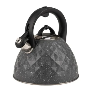 AJS 3 Litre Stainless Steel Whistling Tea Kettle HR770-3 C15-1 Induction & Gas Compatible Hot Water Kettle with Heat Resistant Handle Nikshan Kitchen Appliance AJS 3 Litre Stainless Steel Whistling Tea Kettle HR770-3 C15-1 Induction & Gas Compatible Hot Water Kettle with Heat Resistant Handle Nikshan Kitchen Appliance