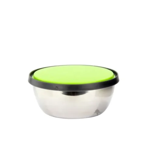 AJS Tedemei Round Stainless Steel Food Container 1 Litre 6911 B44-14 Airtight Leak Proof Lunch Box AJS Tedemei Round Stainless Steel Food Container 1 Litre 6911 B44-14 Airtight Leak Proof Lunch Box