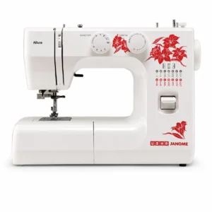 USHA Janome Allure Deluxe Fully Automatic Sewing Machine with 13 Built-in Stitches, Auto Needle Threader & LED Sewing Light USHA Janome Allure Deluxe Fully Automatic Sewing Machine with 13 Built-in Stitches, Auto Needle Threader & LED Sewing Light