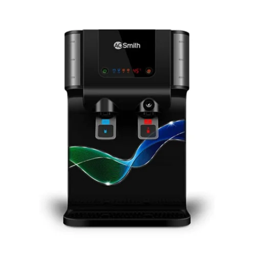 AO Smith ProPlanet P6 10L RO + SCMT Hot & Cold Water Purifier with 8 Stage Purification, Mineralizer & ART MAX Technology - Black