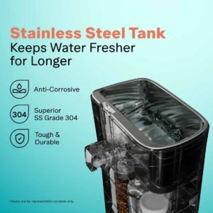 Eureka Forbes Aquaguard Enrich Superio UV+UF SS 2X Water Purifier with 9 Stage Purification & Stainless Steel Tank Eureka Forbes Aquaguard Enrich Superio UV+UF SS 2X Water Purifier with 9 Stage Purification & Stainless Steel Tank