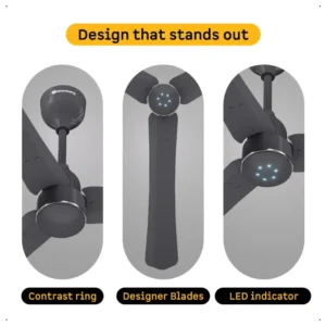 Atomberg Renesa Halo 48 Inch Smart BLDC Ceiling Fan with Remote | Energy Saving Fan Atomberg Renesa Halo 48 Inch Smart BLDC Ceiling Fan with Remote | Energy Saving Fan