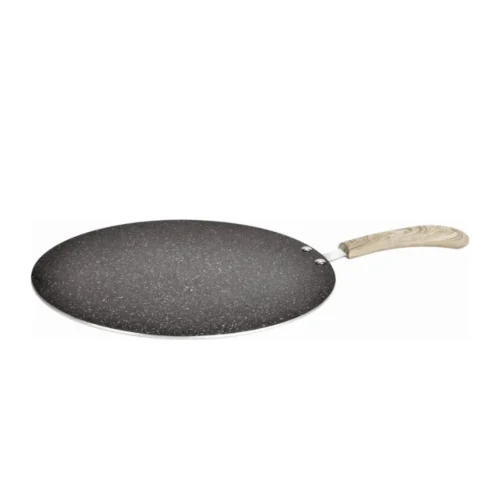 Bergner Bellini Plus Aura Flat Tawa 30cm | 5 Layer Non Stick Induction Compatible Tava with Soft Touch Handle