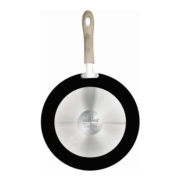 Bergner Bellini Plus Aura Flat Tawa 30cm | 5 Layer Non Stick Induction Compatible Tava with Soft Touch Handle Bergner Bellini Plus Aura Flat Tawa 30cm | 5 Layer Non Stick Induction Compatible Tava with Soft Touch Handle