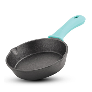 Bergner Eco Cast Iron Skillet 15cm BGIN 6440 | Pre-Seasoned Induction & Gas Stove Compatible Fry Pan