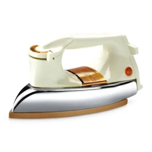 Blueberry’s Massy Gold Heavy Weight Iron Box 1000W | Premium Dry Iron with Non-Stick Soleplate