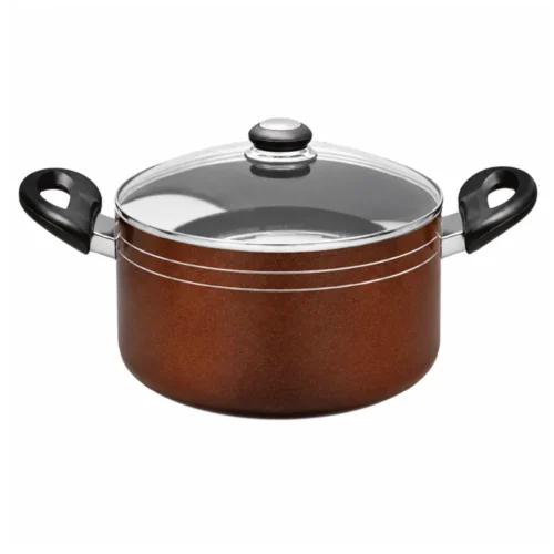 Blueberry’s Ruby 8 Litre Non Stick Biriyani Pot with Glass Lid | Induction Compatible Cooking Pot Blueberry’s Ruby 8 Litre Non Stick Biriyani Pot with Glass Lid | Induction Compatible Cooking Pot