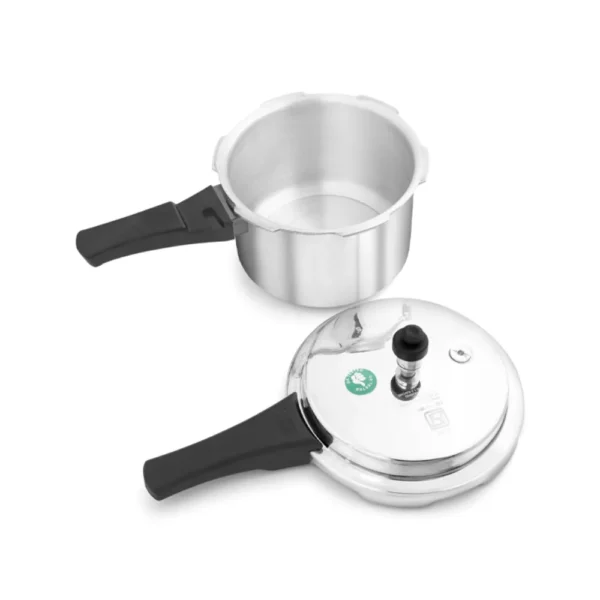Blueberry’s 3L Elegant Aluminium Cooker | Safe Outer Lid Pressure Cooker for Everyday Cooking