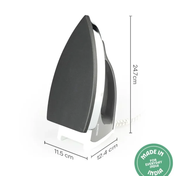 Borosil MasterPress 1000W Dry Iron Box with Heavy Weight Design & Non-Stick Soleplate | Powerful Garment Iron Borosil MasterPress 1000W Dry Iron Box with Heavy Weight Design & Non-Stick Soleplate | Powerful Garment Iron
