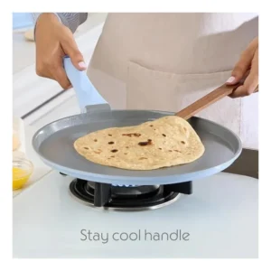 Borosil Vajra Ceramic Flat Tawa 28cm | Non-Stick Induction Compatible Tawa Borosil Vajra Ceramic Flat Tawa 28cm | Non-Stick Induction Compatible Tawa