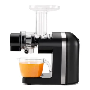 Borosil NutriRich JU02 Cold Press Slow Juicer 250W | Low Noise Masticating Juicer with 800ml Juice Container & Pulp Collector Borosil NutriRich JU02 Cold Press Slow Juicer 250W | Low Noise Masticating Juicer with 800ml Juice Container & Pulp Collector
