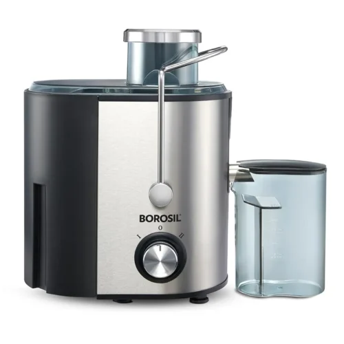 Borosil Primus 500W Juicer – Centrifugal Juice Extractor with 2-Speed Control & 1.25L Pulp Collector