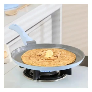 Borosil Vajra Ceramic Flat Tawa 26cm | Healthy Non Stick Dosa Tawa | Gas Compatible Cookware Borosil Vajra Ceramic Flat Tawa 26cm | Healthy Non Stick Dosa Tawa | Gas Compatible Cookware