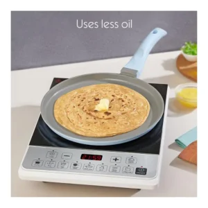 Borosil Vajra Ceramic Flat Tawa 26cm | Healthy Non Stick Dosa Tawa | Gas Compatible Cookware Borosil Vajra Ceramic Flat Tawa 26cm | Healthy Non Stick Dosa Tawa | Gas Compatible Cookware