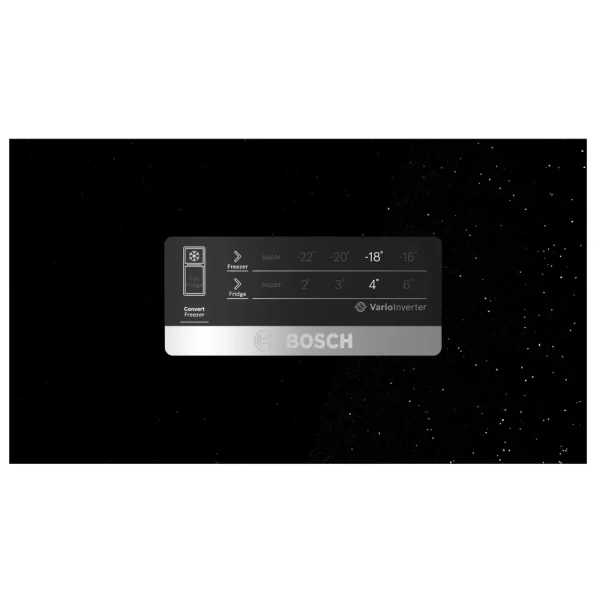 Bosch 264L Black Pearl Double Door Refrigerator (CTC29K22VI) – No Frost, SuperCooling, VarioZone, Energy Efficient Fridge for Modern Home Bosch 264L Black Pearl Double Door Refrigerator (CTC29K22VI) – No Frost, SuperCooling, VarioZone, Energy Efficient Fridge for Modern Home