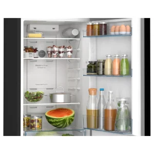 Bosch 264L Black Pearl Double Door Refrigerator (CTC29K22VI) – No Frost, SuperCooling, VarioZone, Energy Efficient Fridge for Modern Home Bosch 264L Black Pearl Double Door Refrigerator (CTC29K22VI) – No Frost, SuperCooling, VarioZone, Energy Efficient Fridge for Modern Home