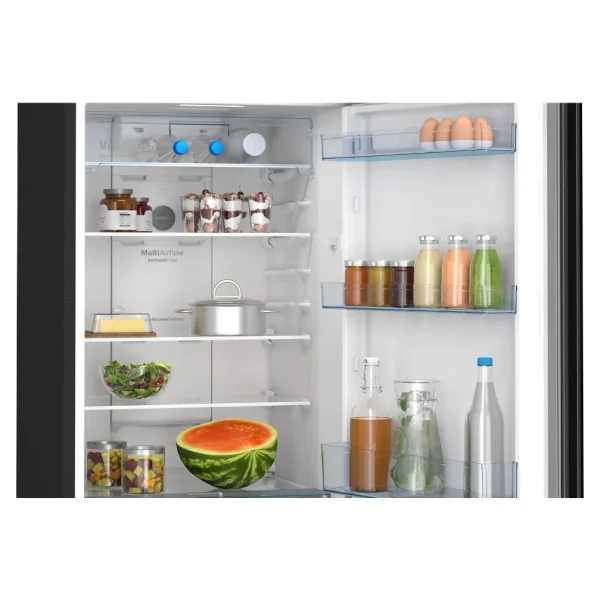 Bosch 334L Double Door Refrigerator CTN35L01PI Black Finish, VitaFresh, No Frost, SuperCooling & SuperFreezing Bosch 334L Double Door Refrigerator CTN35L01PI Black Finish, VitaFresh, No Frost, SuperCooling & SuperFreezing