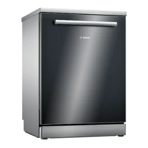 Bosch Series 6 15 Place Setting Freestanding Dishwasher Black with Home Connect, VarioSpeed Plus, 44 dB Silent Operation, Cutlery Drawer & Intensive Zone – SMS4HMB62T Bosch Series 6 15 Place Setting Freestanding Dishwasher Black with Home Connect, VarioSpeed Plus, 44 dB Silent Operation, Cutlery Drawer & Intensive Zone – SMS4HMB62T